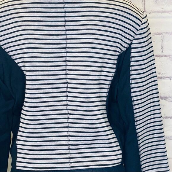 RACHEL Rachel Roy Frankie Striped Open Blazer - Picture 7 of 11